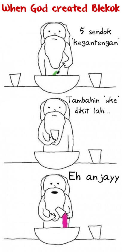 Creating Blekok meme