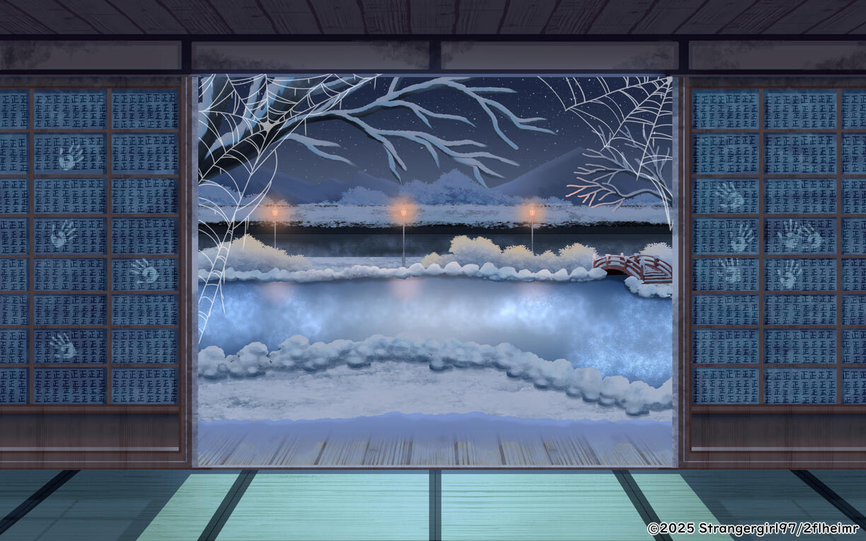 Winter Castle - Abandoned [Night] by Strangergirl97