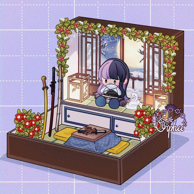 Box Diorama Chibi by Chia