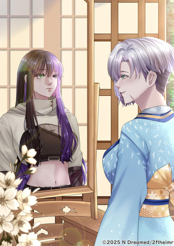 Shiromi Matou 2025 Birthday Illustration by N Dreamed