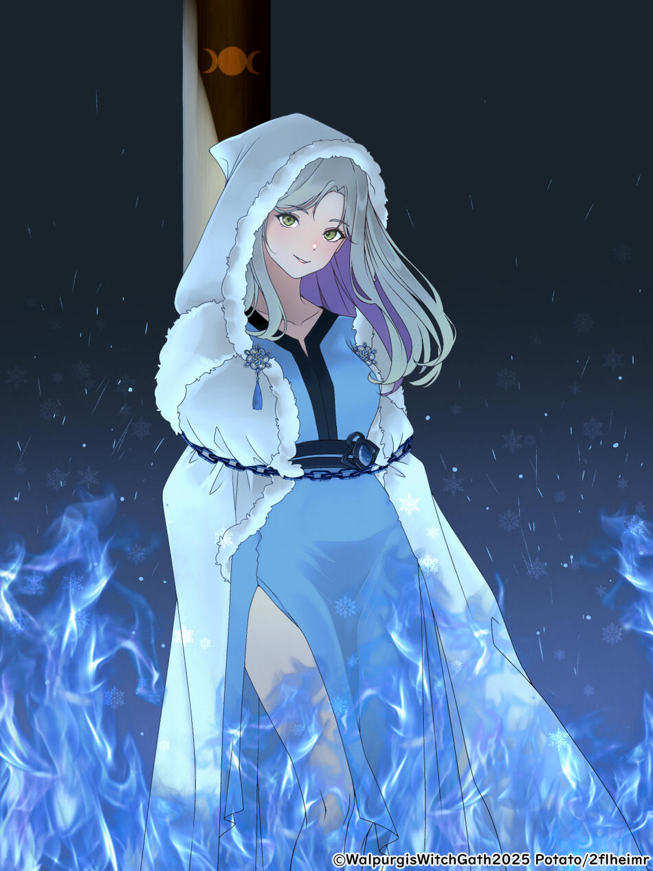 WalpurgisWitchGath 2025 Witch of Snow Fire by Potato